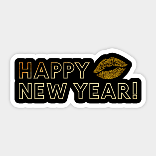 New Years Graphic Tee Sticker